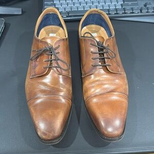 Steve Madden Plot dress shoes Mens 11 Light Brown